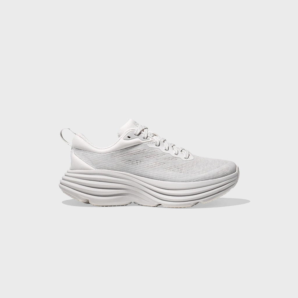 HOKA Bondi 8 Ts - Caged White / Cosmic Grey