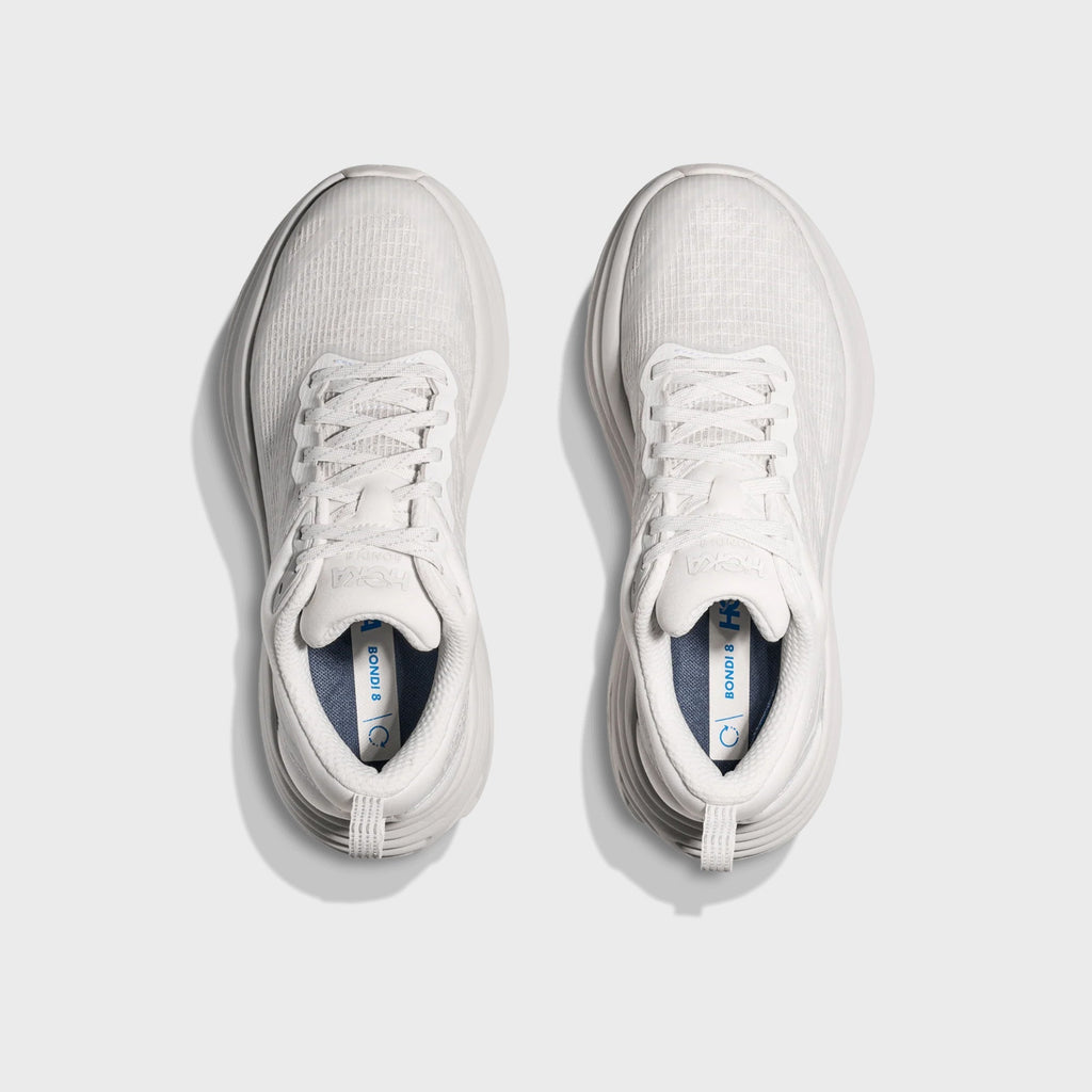 HOKA Bondi 8 Ts - Caged White / Cosmic Grey