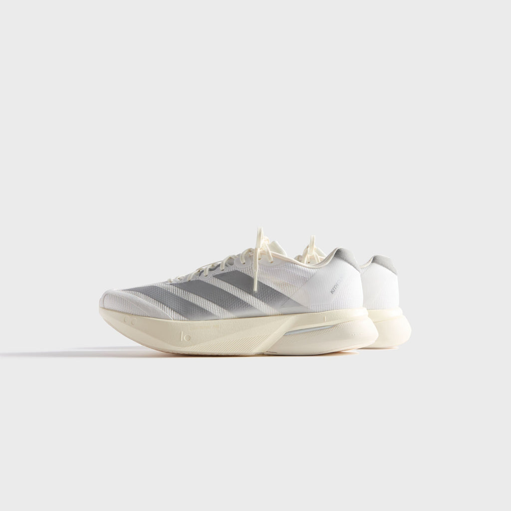Kith for adidas Adizero Boston 13 - White / Silver Metallic / Grey