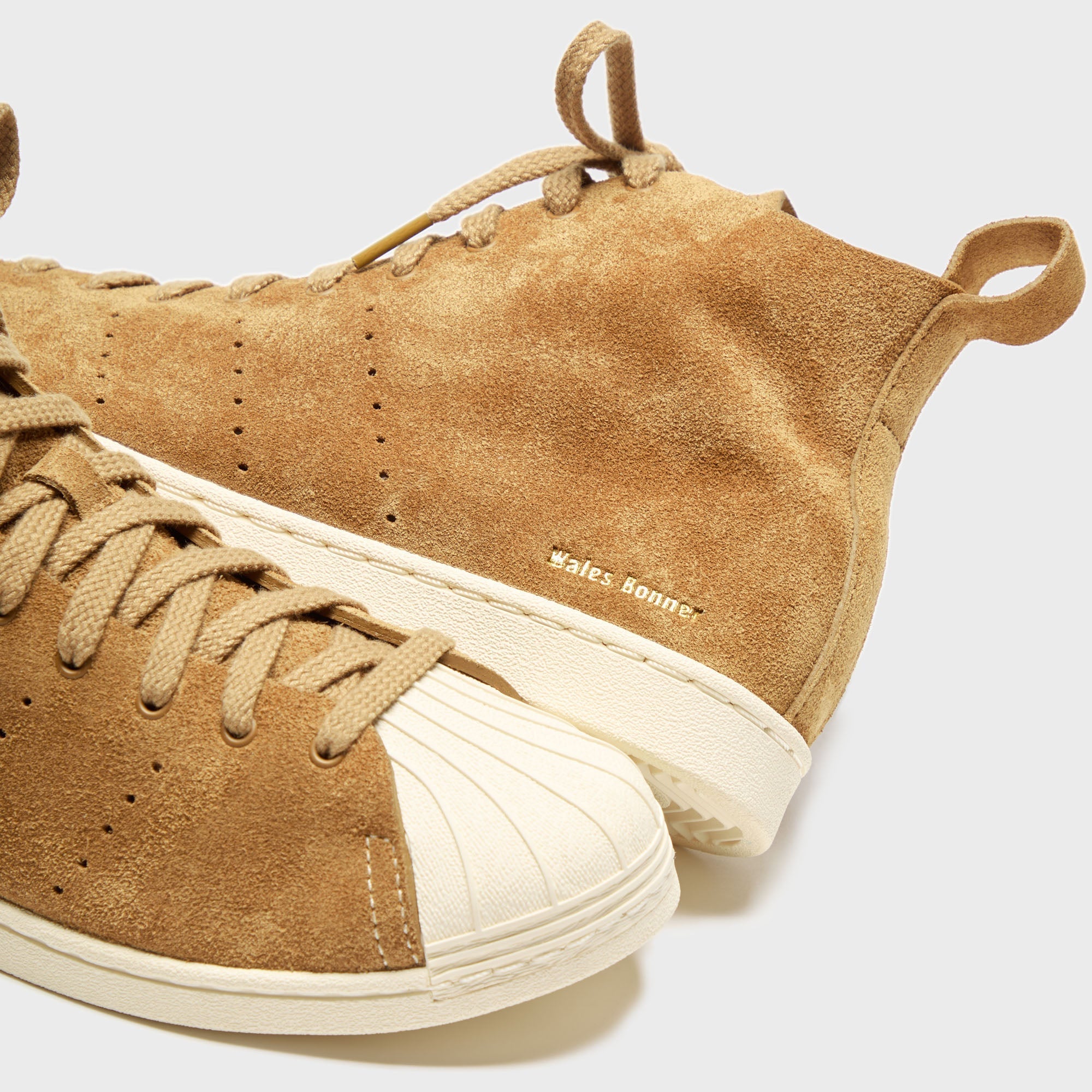 adidas x Wales Bonner Superstar High - Brown / White