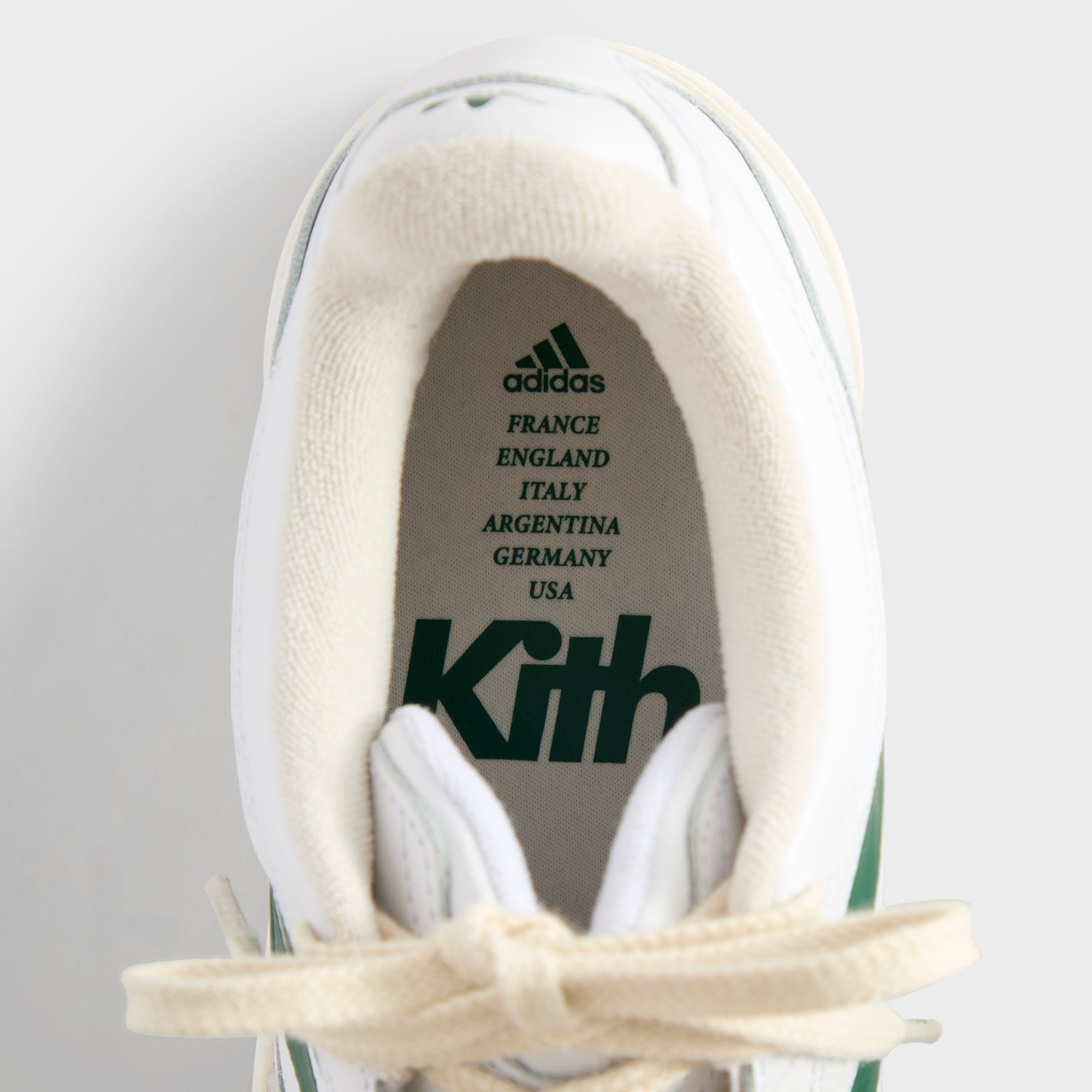 Kith for adidas Football Koresco National in White / Scarab