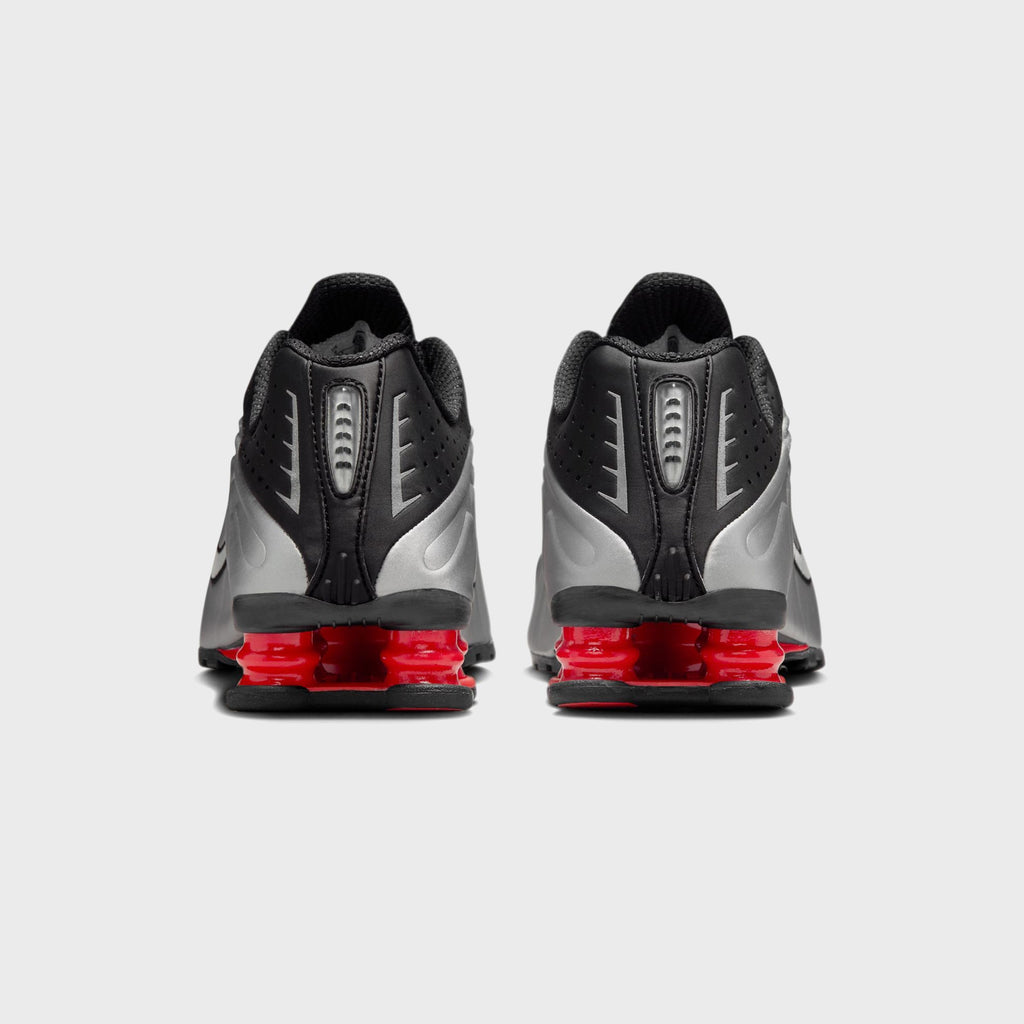 Nike Shox R4 - Black / Metallic Silver / Light Crimson