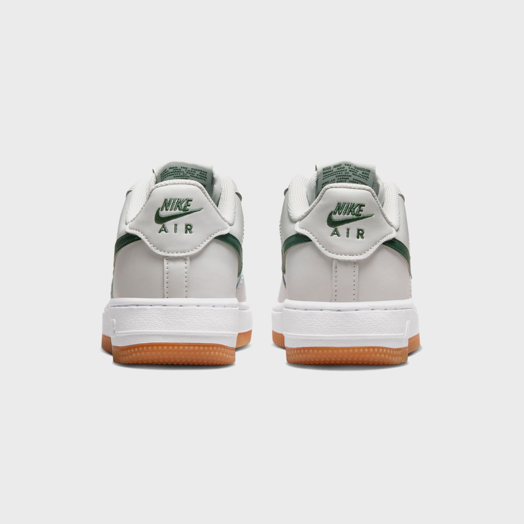 Nike GS Air Force 1 - Photon Dust / White / Fir / Gum Medium Brown