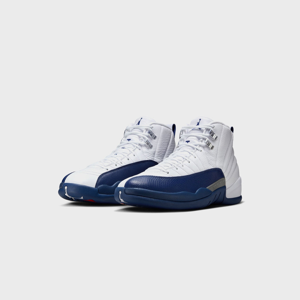 Jordan Air Jordan 12 Retro - White / French Blue / Metallic Silver