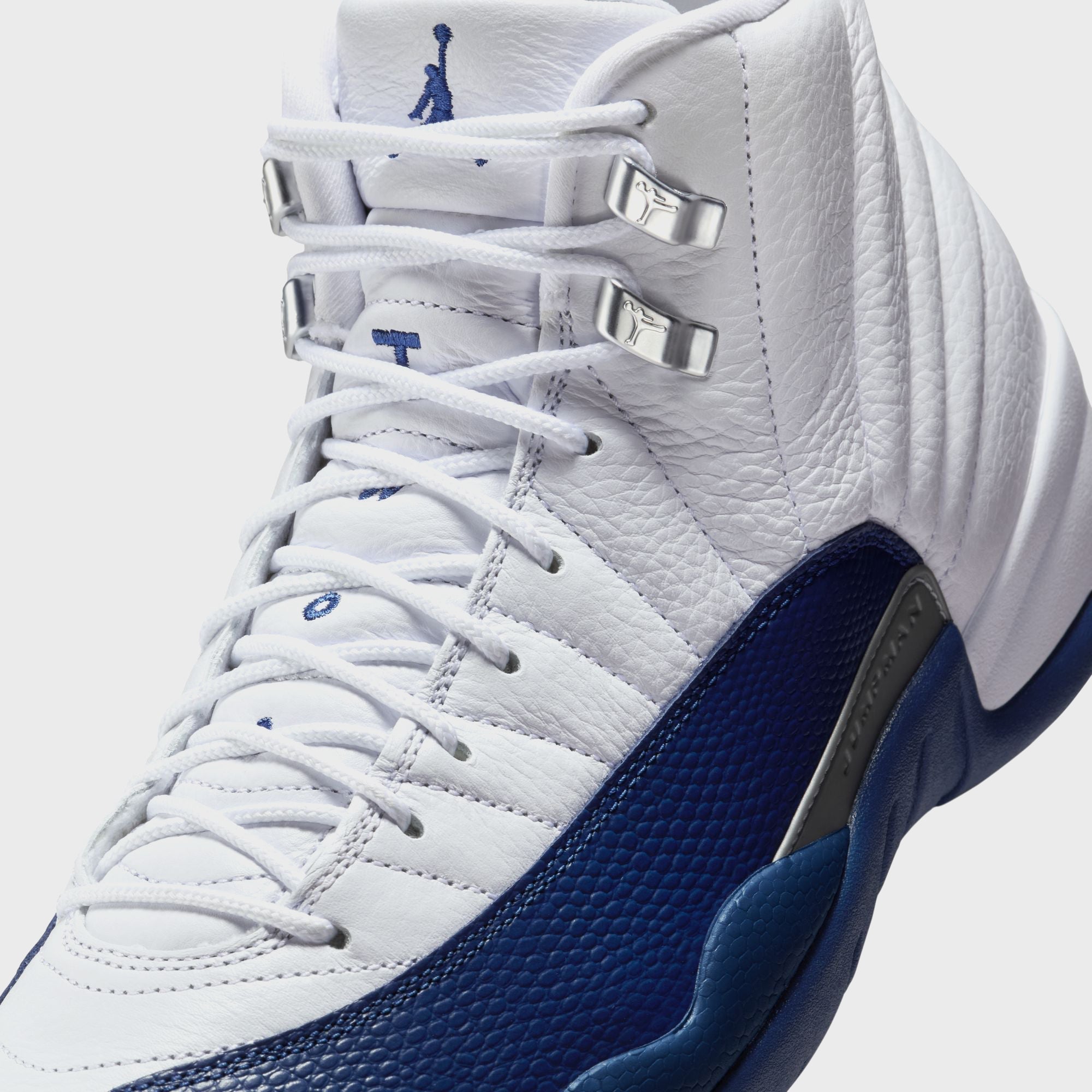 Jordan Air Jordan 12 Retro - White / French Blue / Metallic Silver