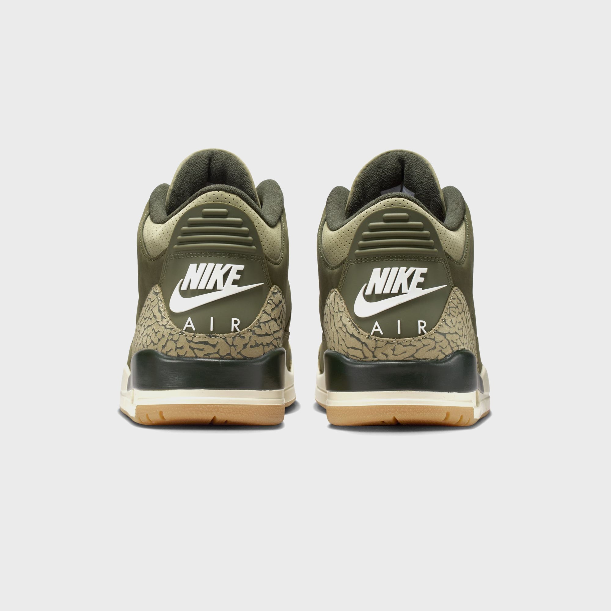 Jordan Air Jordan 3 Retro - Medium Olive / Sequoia / Neutral Olive / Sail / Total Crimson