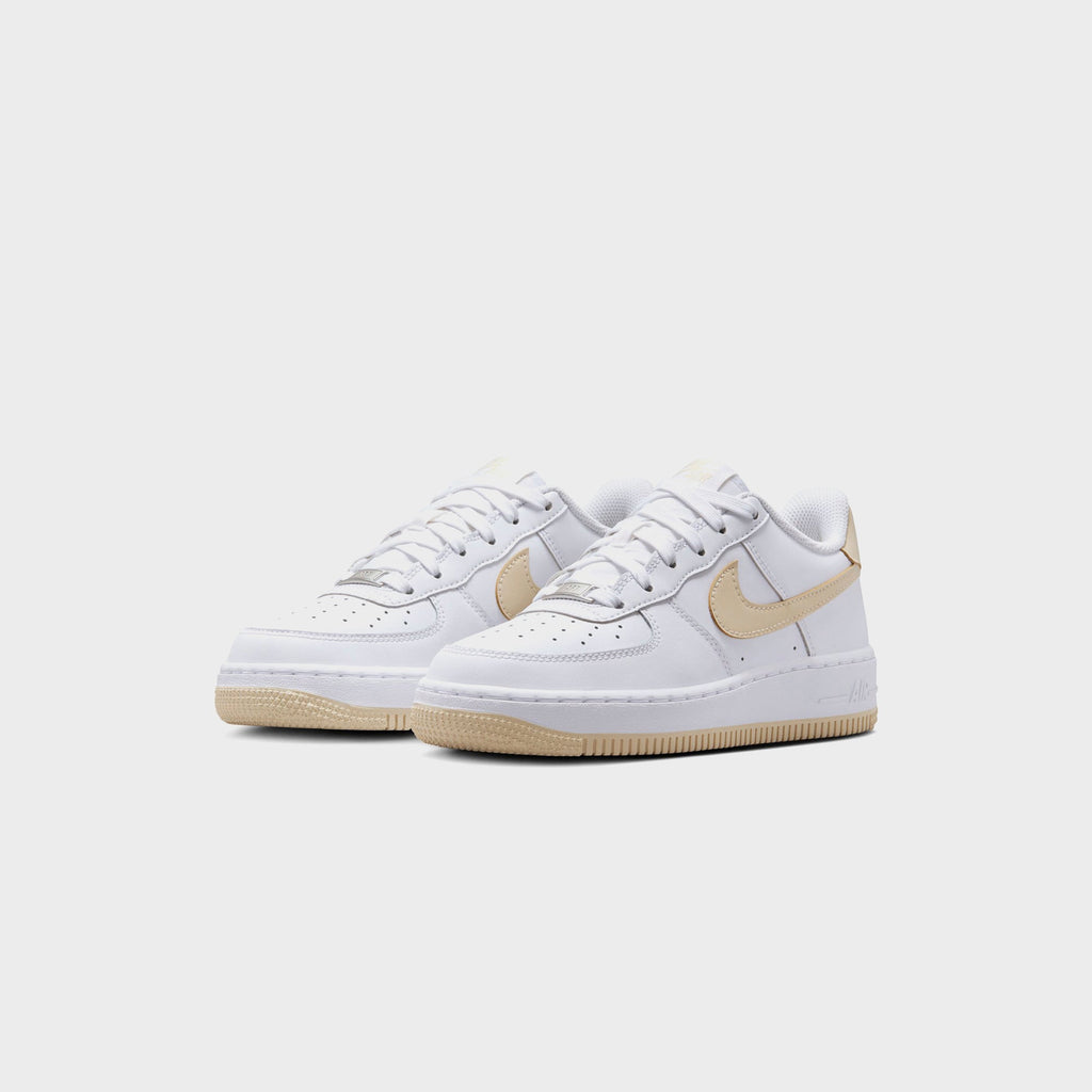 Nike GS Air Force 1 Bg - White / Light Khaki