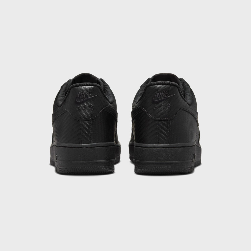 Nike Air Force 1 '07 LV8 -  Carbon Fiber Black / Black