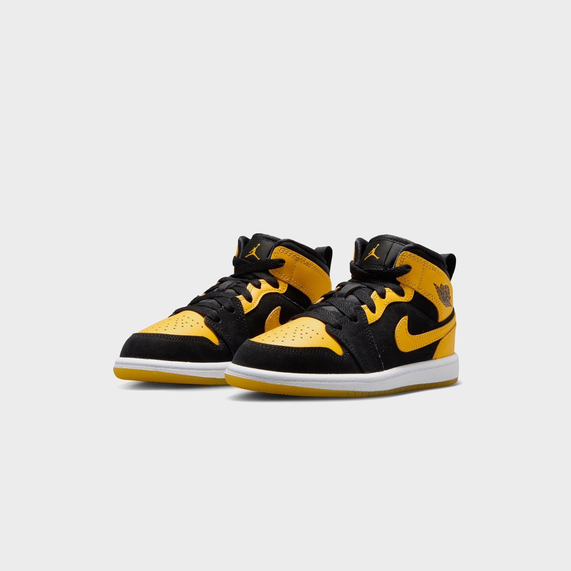 Nike Air Jordan 1 Mid Se - Black / White / Varsity Maize