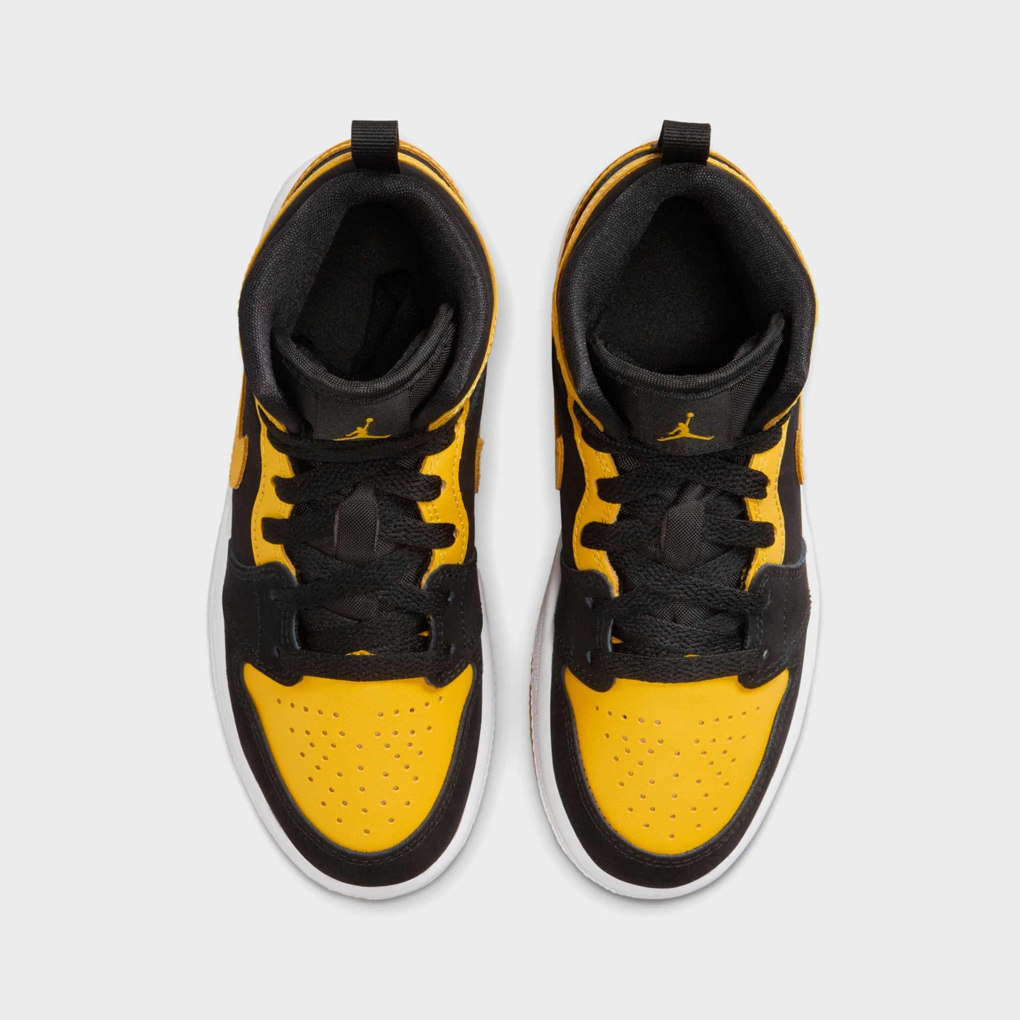 Nike Air Jordan 1 Mid Se - Black / White / Varsity Maize