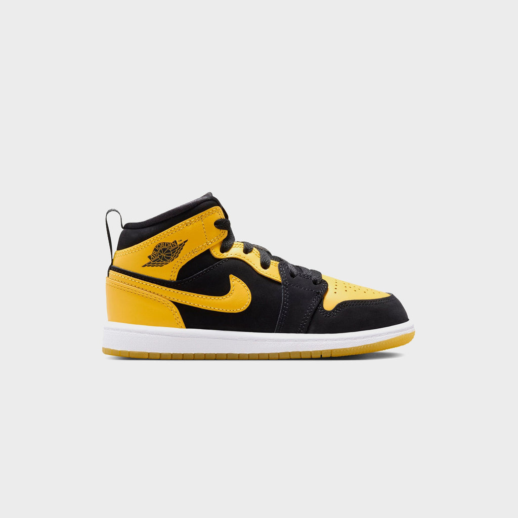 Nike Air Jordan 1 Mid Se - Black / White / Varsity Maize