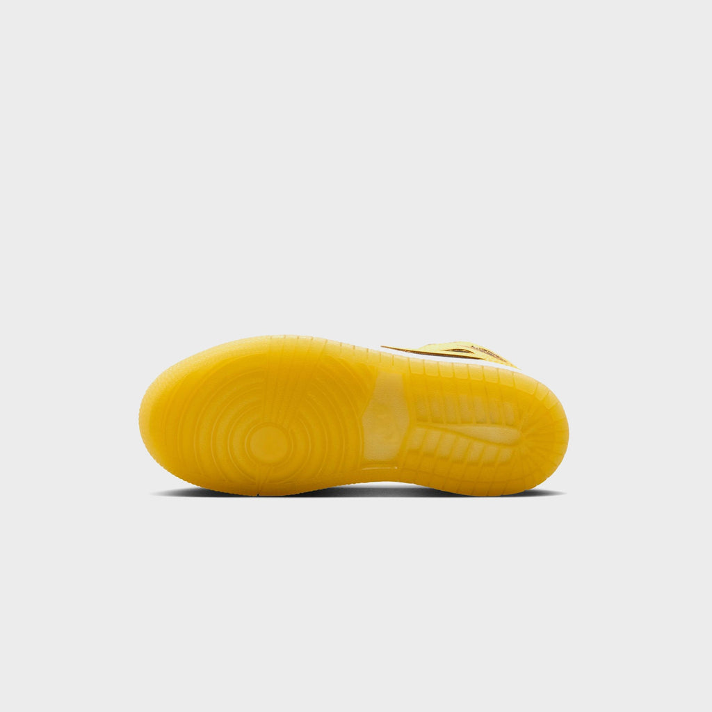 Nike Air Jordan 1 Mid Se - Black / White / Varsity Maize