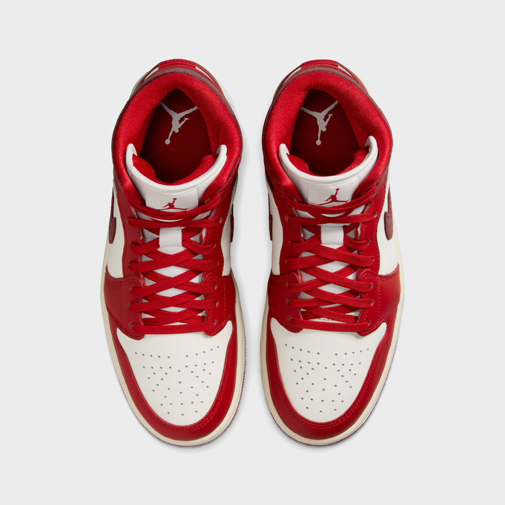 Nike Air Jordan 1 Mid - Sail / Team Red / Varsity Red
