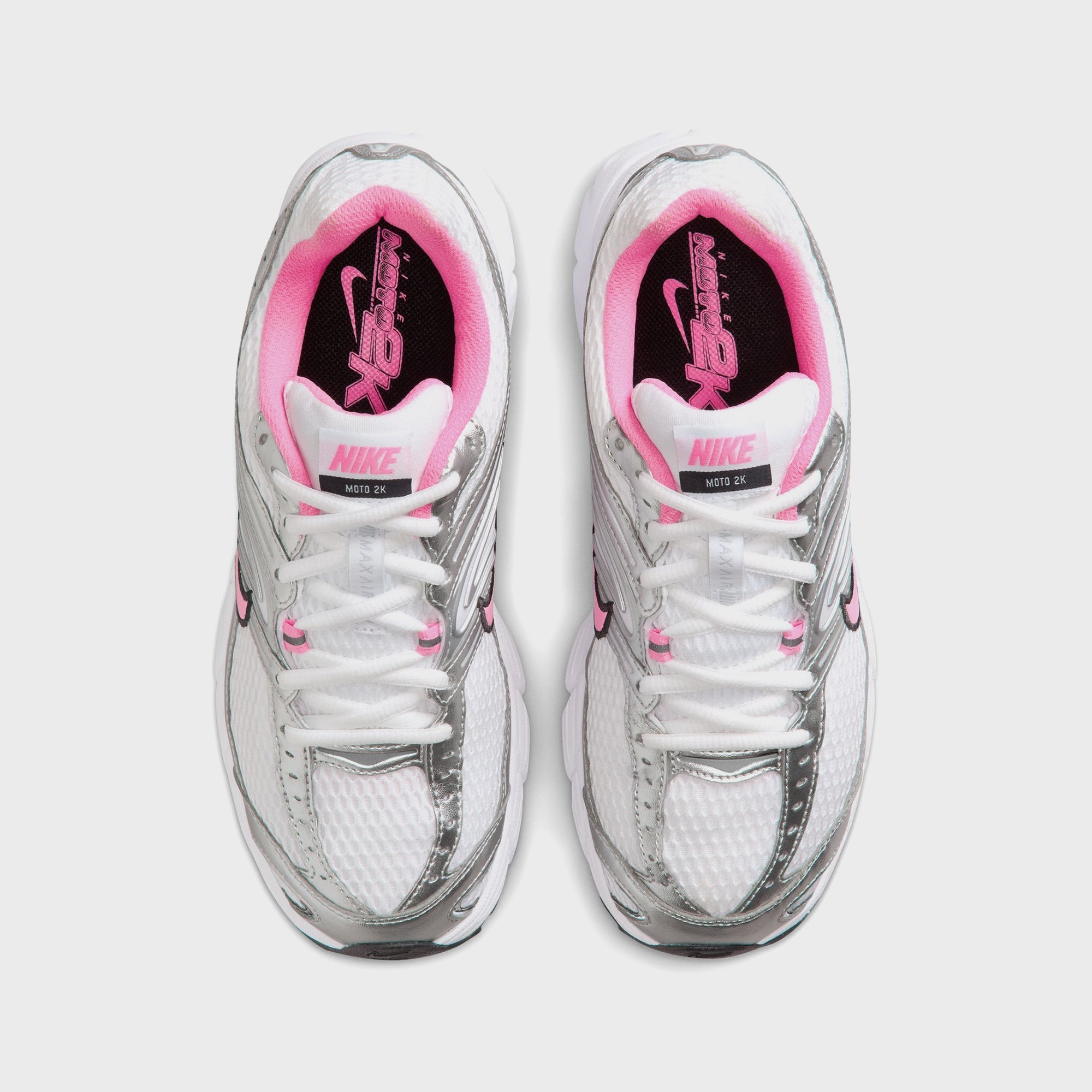 Nike WMNS Air Max Moto 2K - White / Pink Spell / Metallic Silver / Black