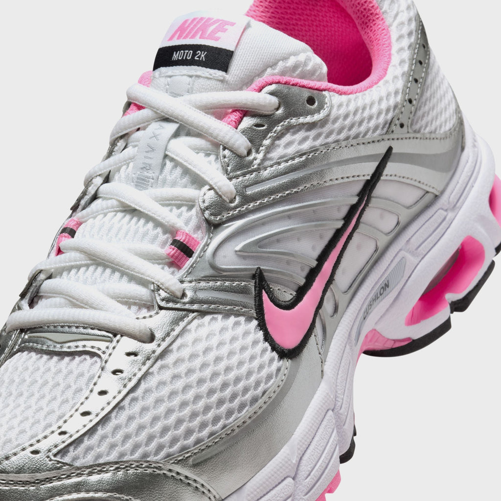 Nike WMNS Air Max Moto 2K - White / Pink Spell / Metallic Silver / Black