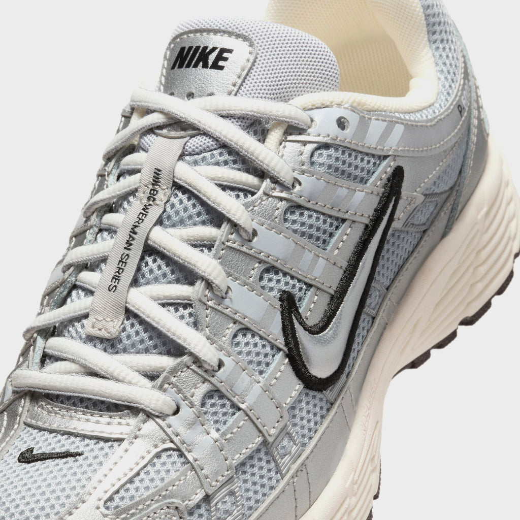Nike P-6000 - Metallic Silver / Black / Pale Ivory