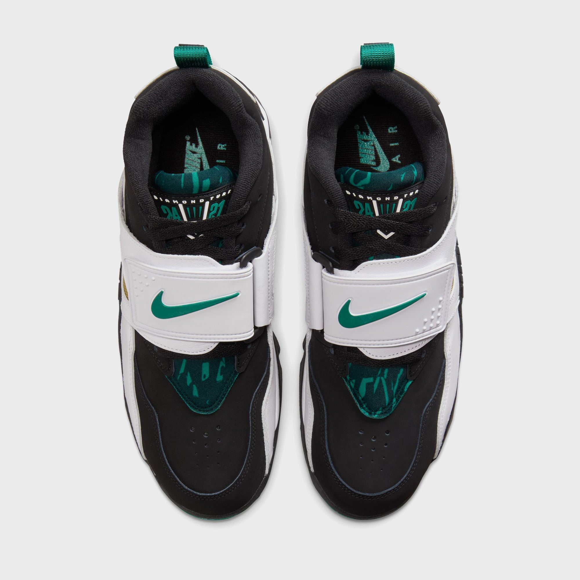 Nike Air Diamond Turf 93 - Black / Mystic Green / White / Golden Tussah