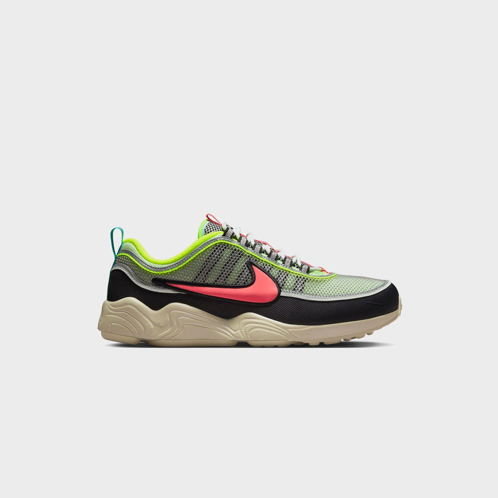 Nike Air Zoom Spiridon - Barely Volt / Hot Punch / Metallic Silver / Summit White / Black