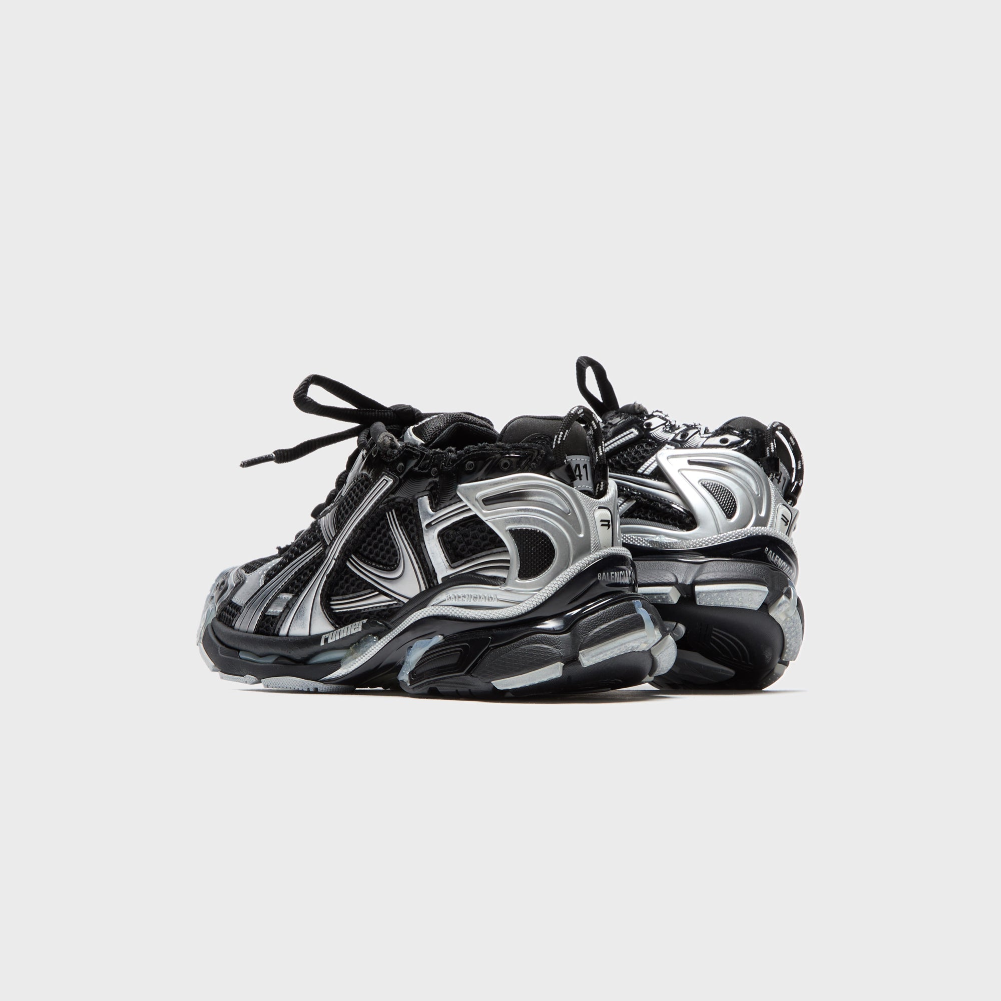 Balenciaga Runner - Black / Silver