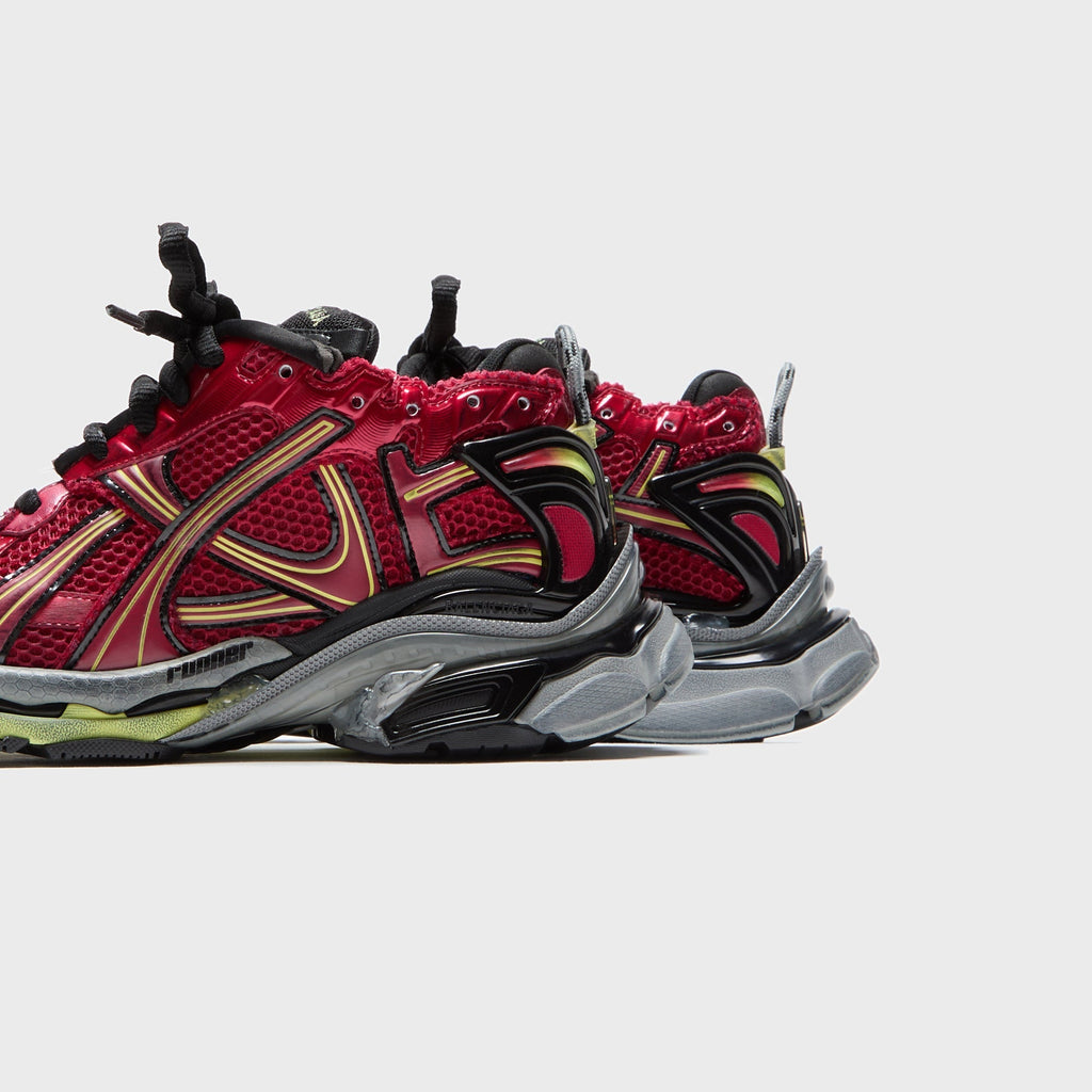 Balenciaga Runner Sneaker - Red / Fluorescent Yellow / Grey / Black