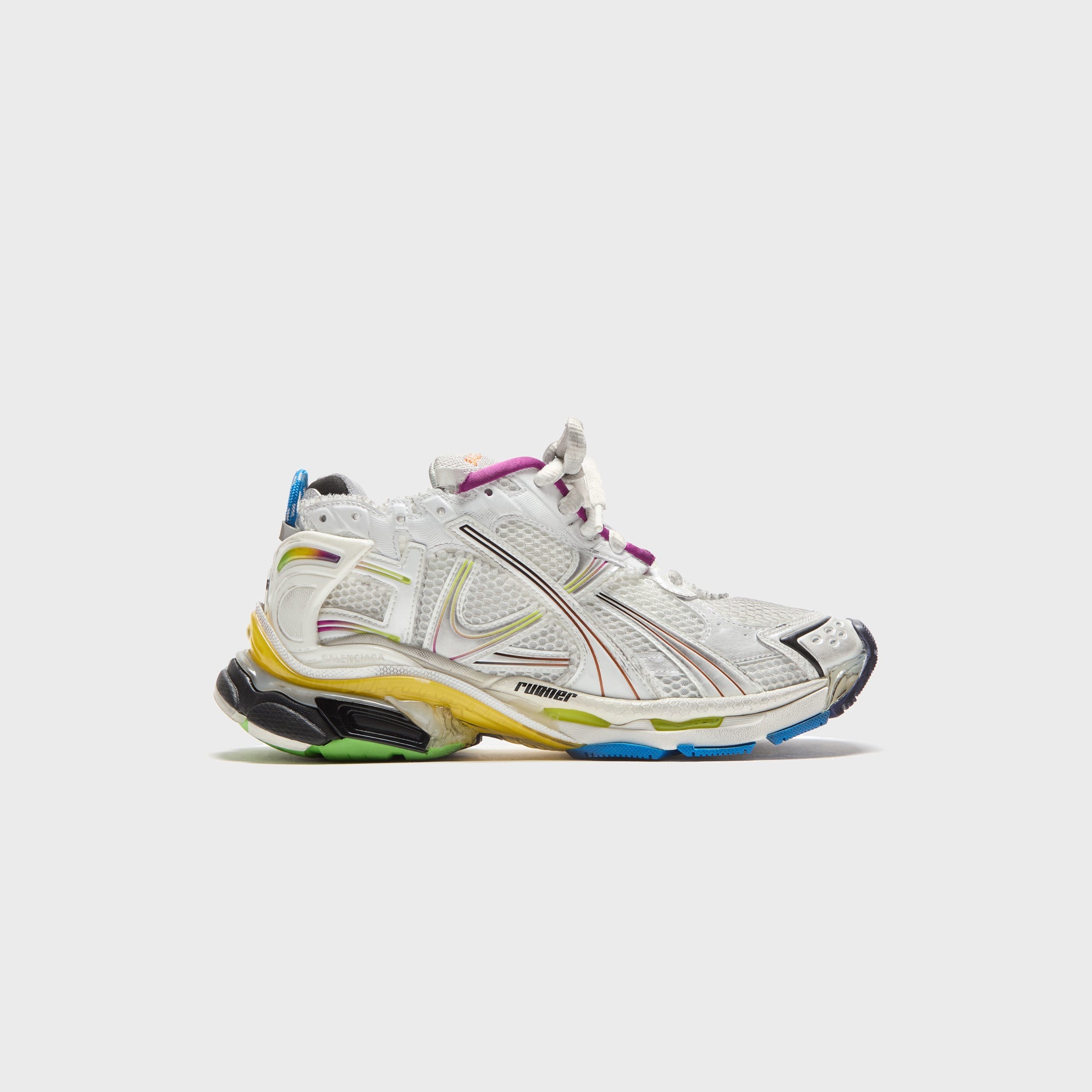Balenciaga Runner Sneaker - White / Multicolor