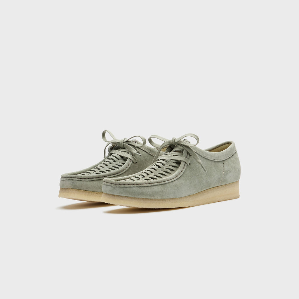 Clarks Wallabee Weave - Sage Suede