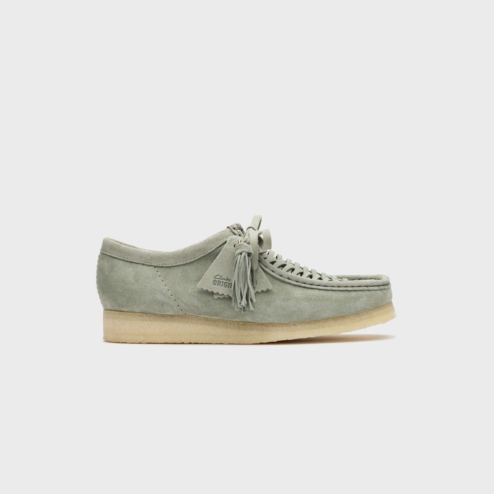 Clarks Wallabee Weave - Sage Suede