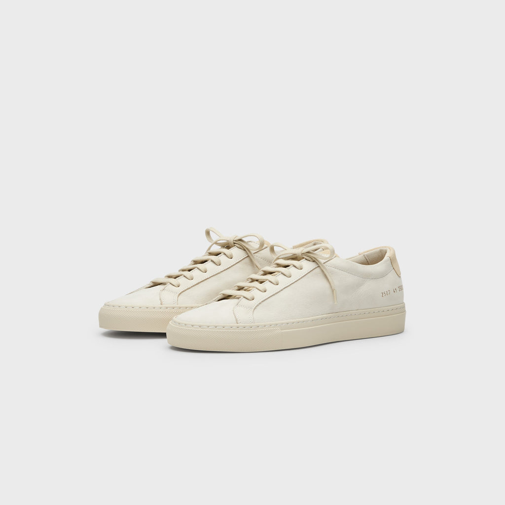 Common Projects Original Achilles Low  - Nubuck Beige