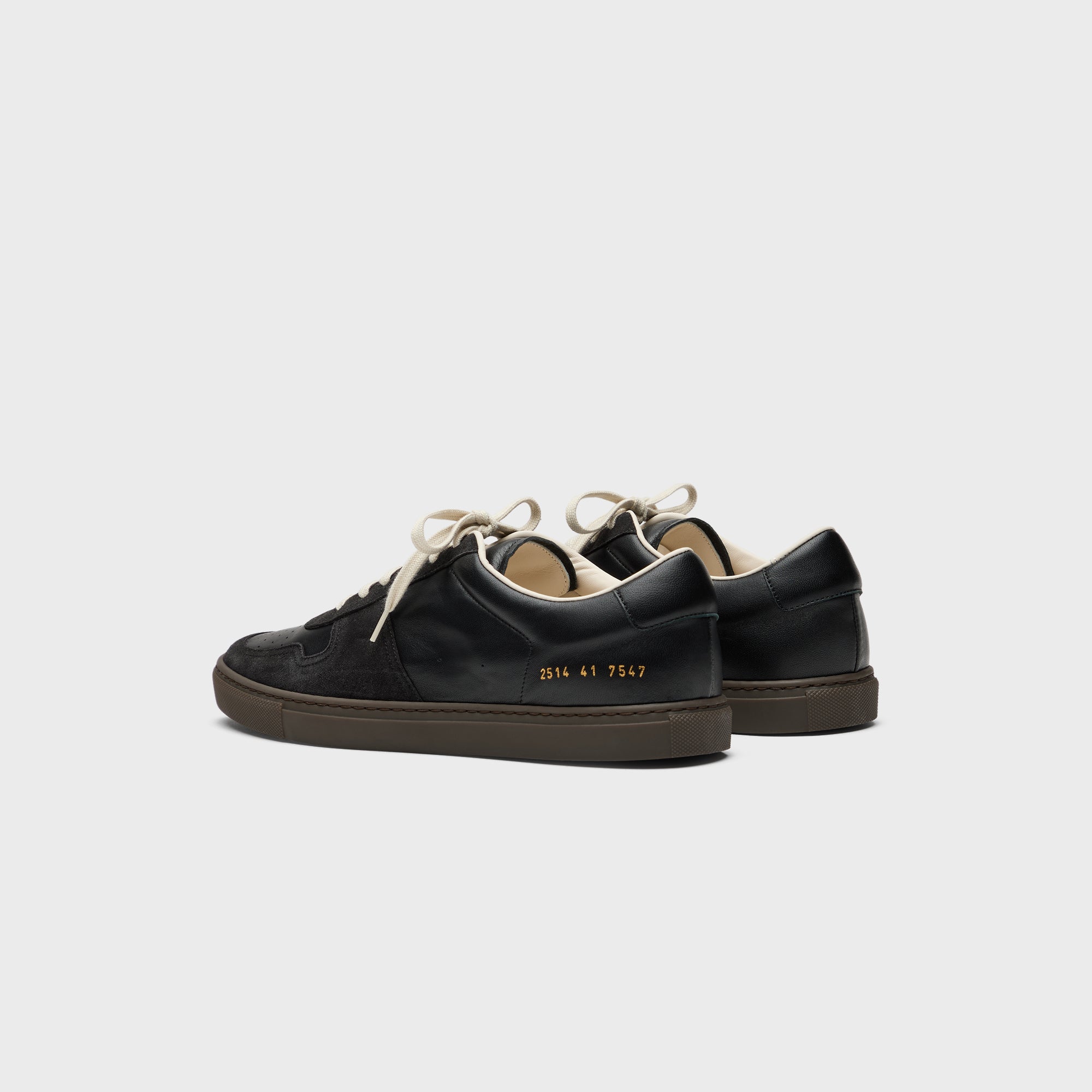 Common Projects BBall Slim Gum Brown Sole - Black