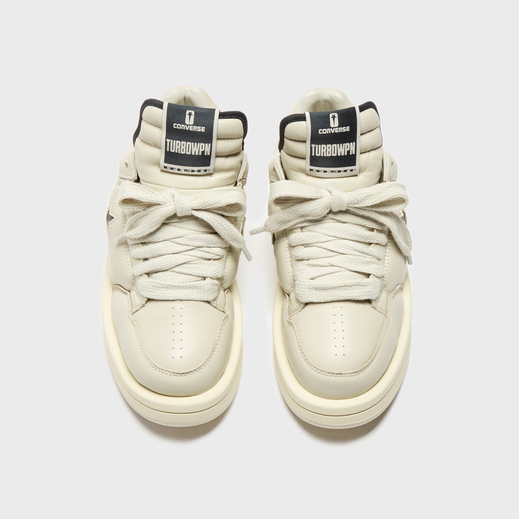 Rick Owens x Converse DRKSHDW Turbowpn Ox - Pelican / Black / Cloud Cream