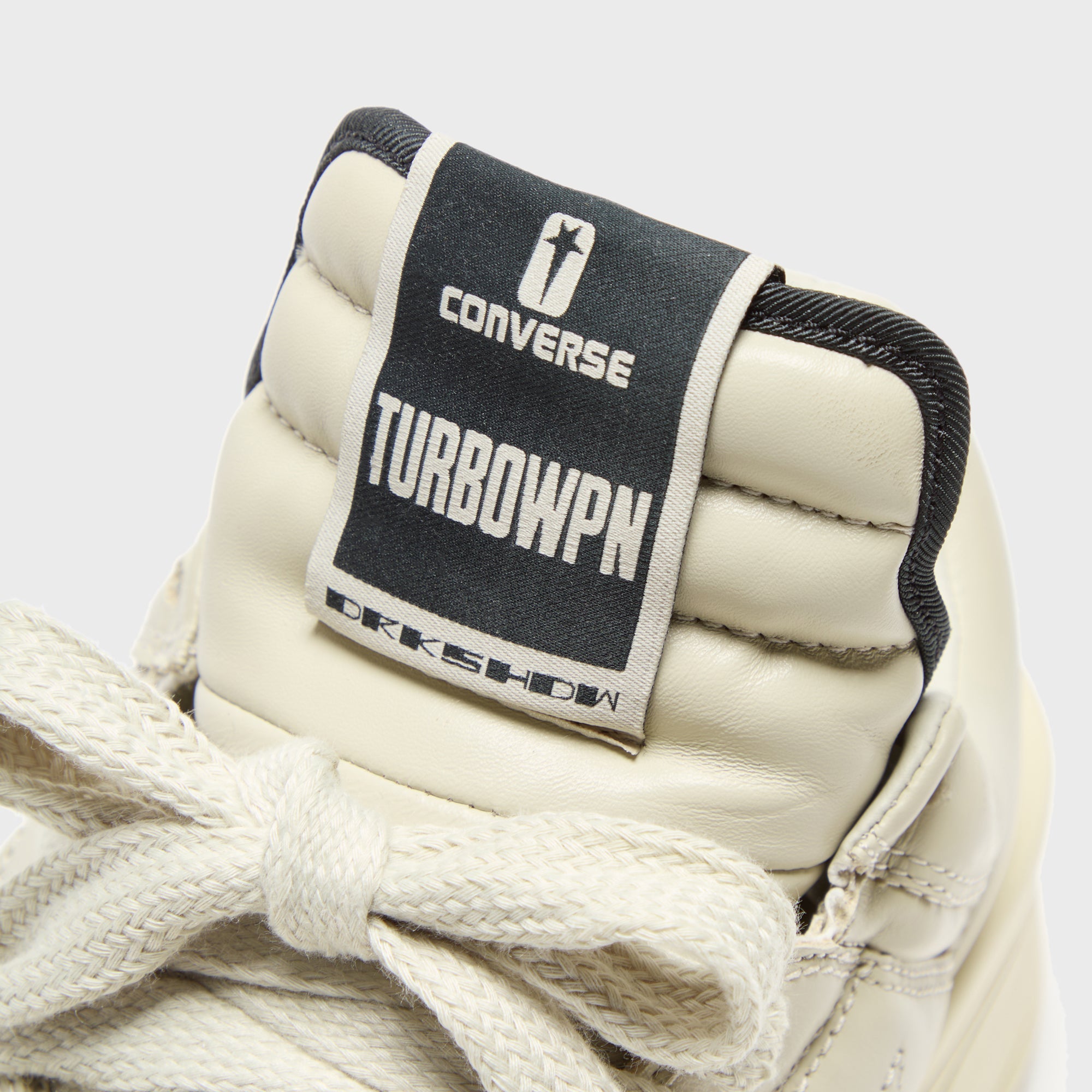 Rick Owens x Converse DRKSHDW Turbowpn Ox - Pelican / Black / Cloud Cream