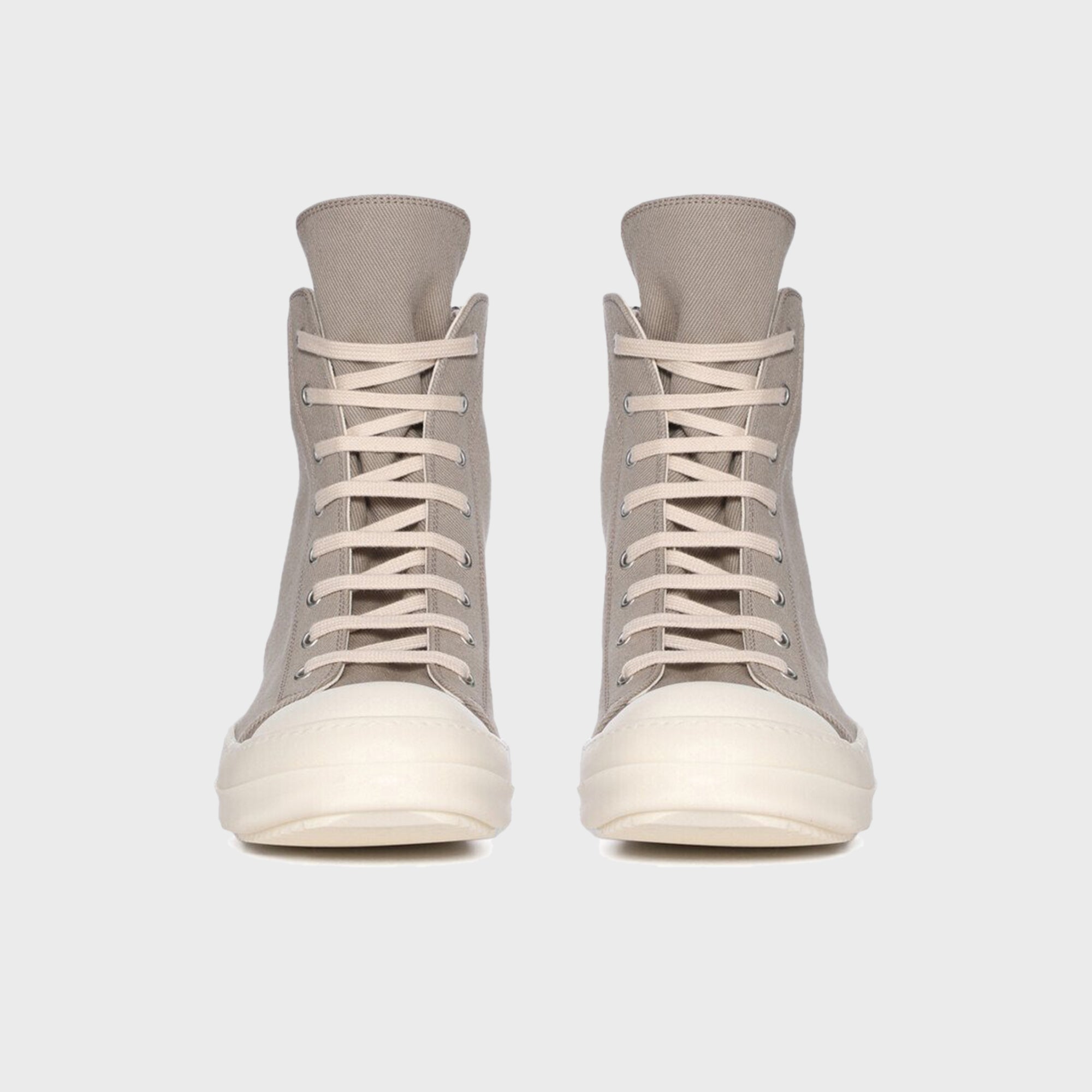 Rick Owens DRKSHDW Concordians High Sneaks - Dirty Pearl / Milk / Milk