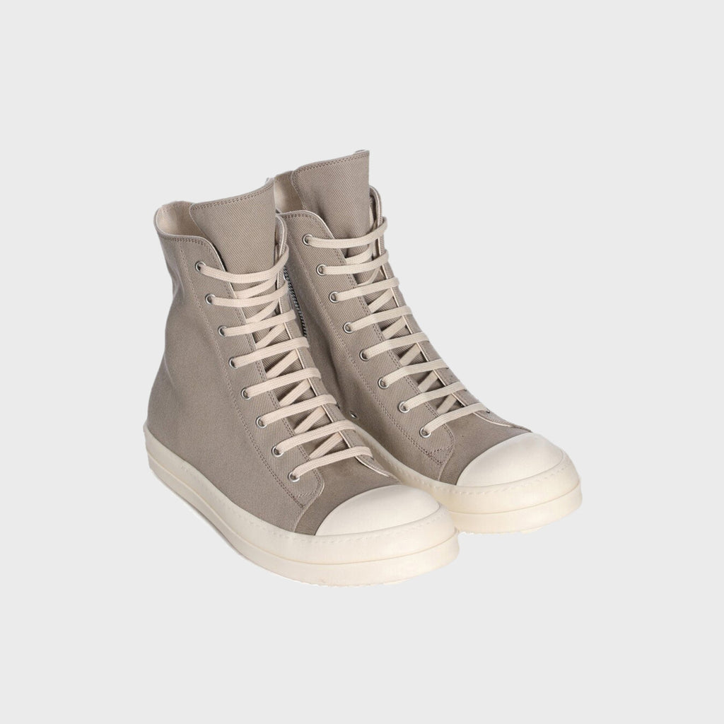 Rick Owens DRKSHDW Concordians High Sneaks - Dirty Pearl / Milk / Milk