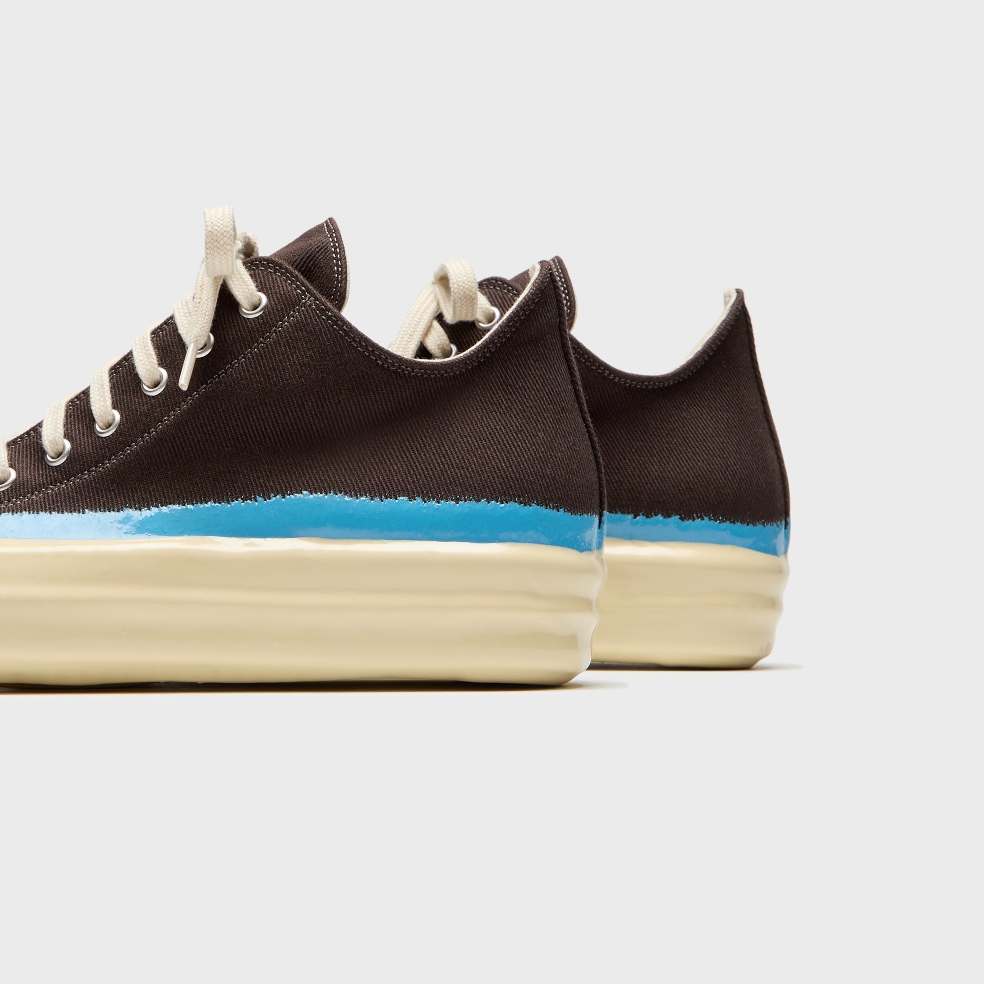 Rick Owens DRKSHDW Concordians Low Sneaks - Dark Dust / Blue / Light Beige