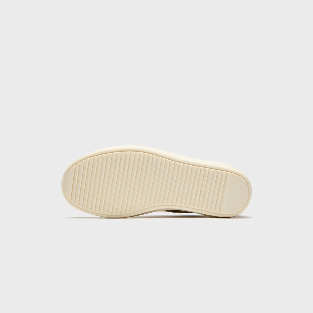 Rick Owens Laceless Vintage Sneaks - Dirty Pearl / Milk / Milk