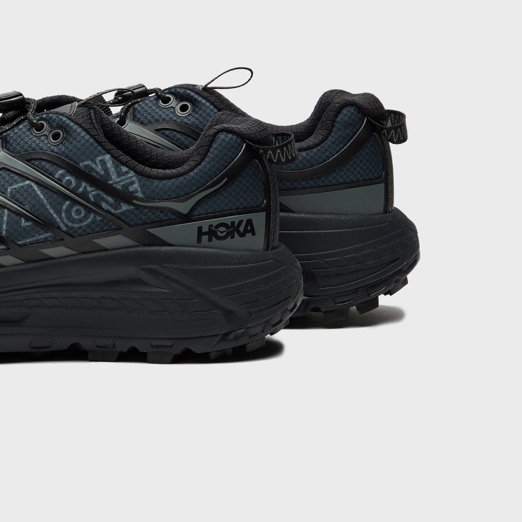 HOKA U Mafate Three2 Wordmark - Black / Outer Orbit