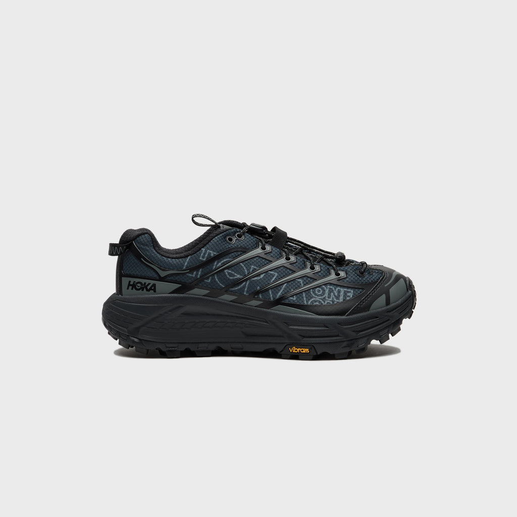 HOKA U Mafate Three2 Wordmark - Black / Outer Orbit