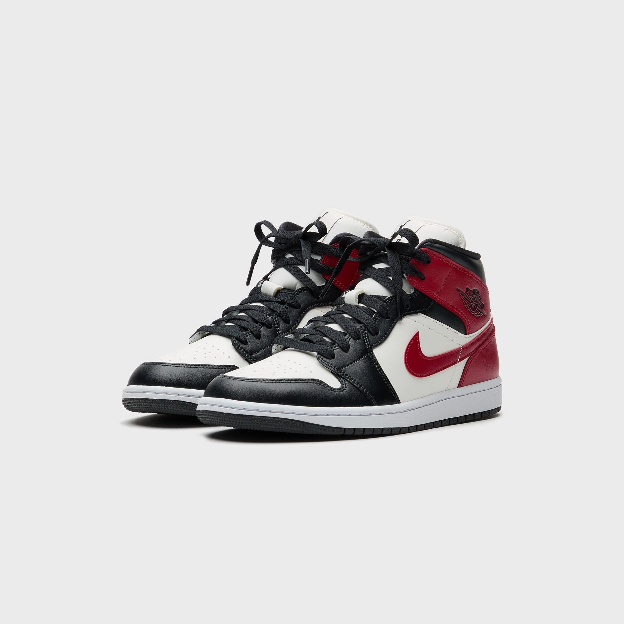 Jordan Air Jordan 1 Mid - Sail / Gym Red / Off Noir / White