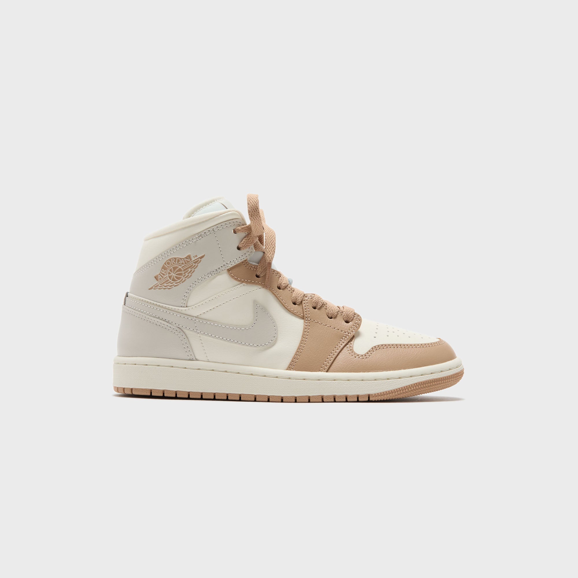 Jordan Air Jordan 1 Mid - Pale Ivory / Light Orewood Brown / Hemp / Sail
