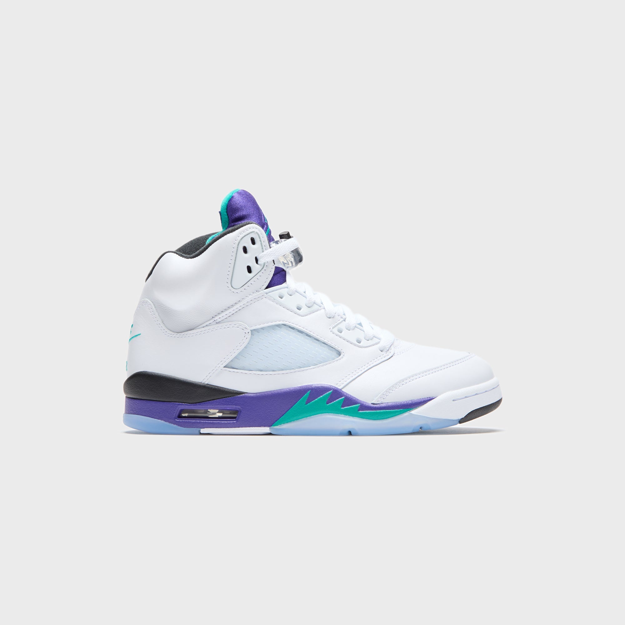 Jordan Air Jordan 5 - Black / New Emerald / Grape Ice
