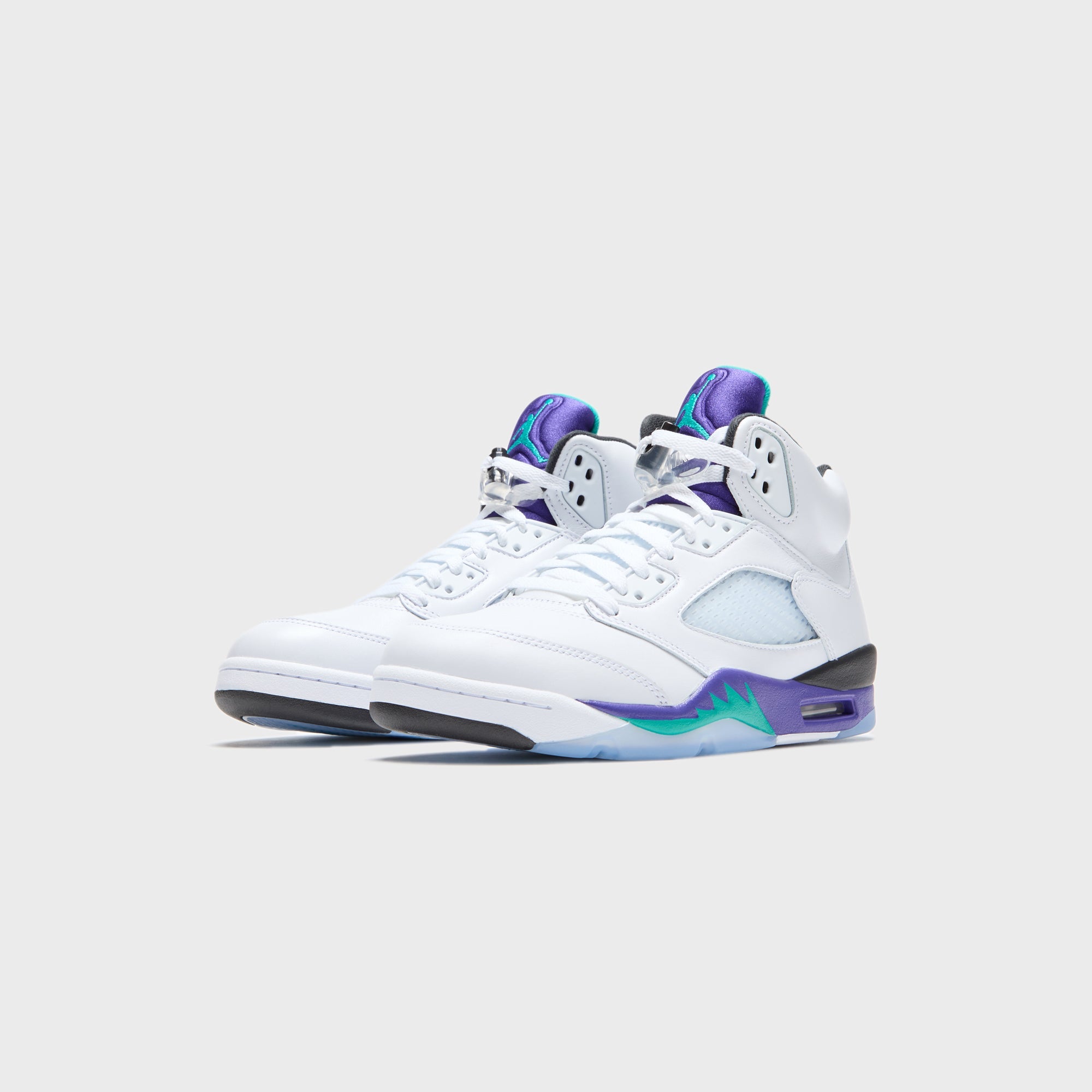 Jordan Air Jordan 5 - Black / New Emerald / Grape Ice