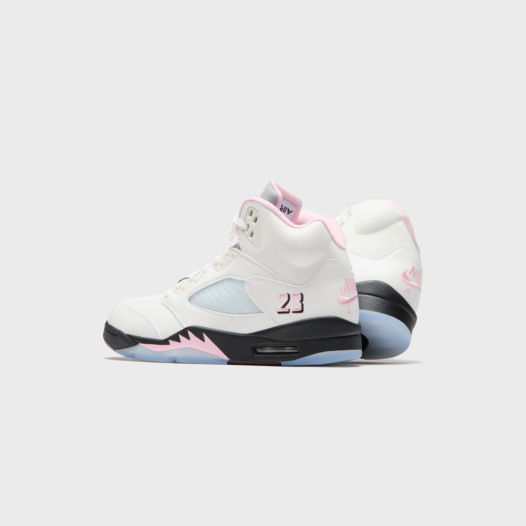 Jordan Air Jordan 5 Retro OG - White / Medium Soft Pink / Black