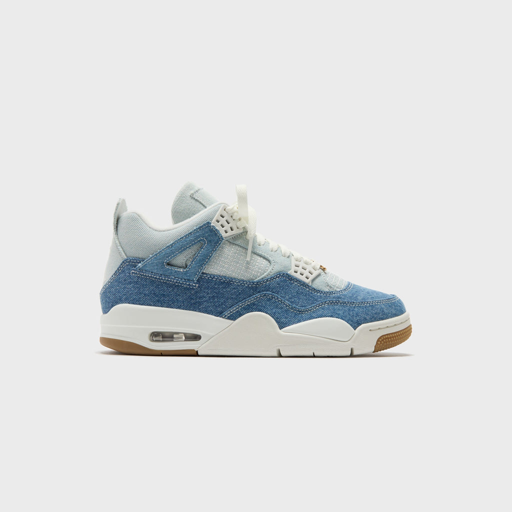 Jordan WMNS Air Jordan 4 Retro - Tex Sail / Sail Gum / Light Brown / Worn Blue