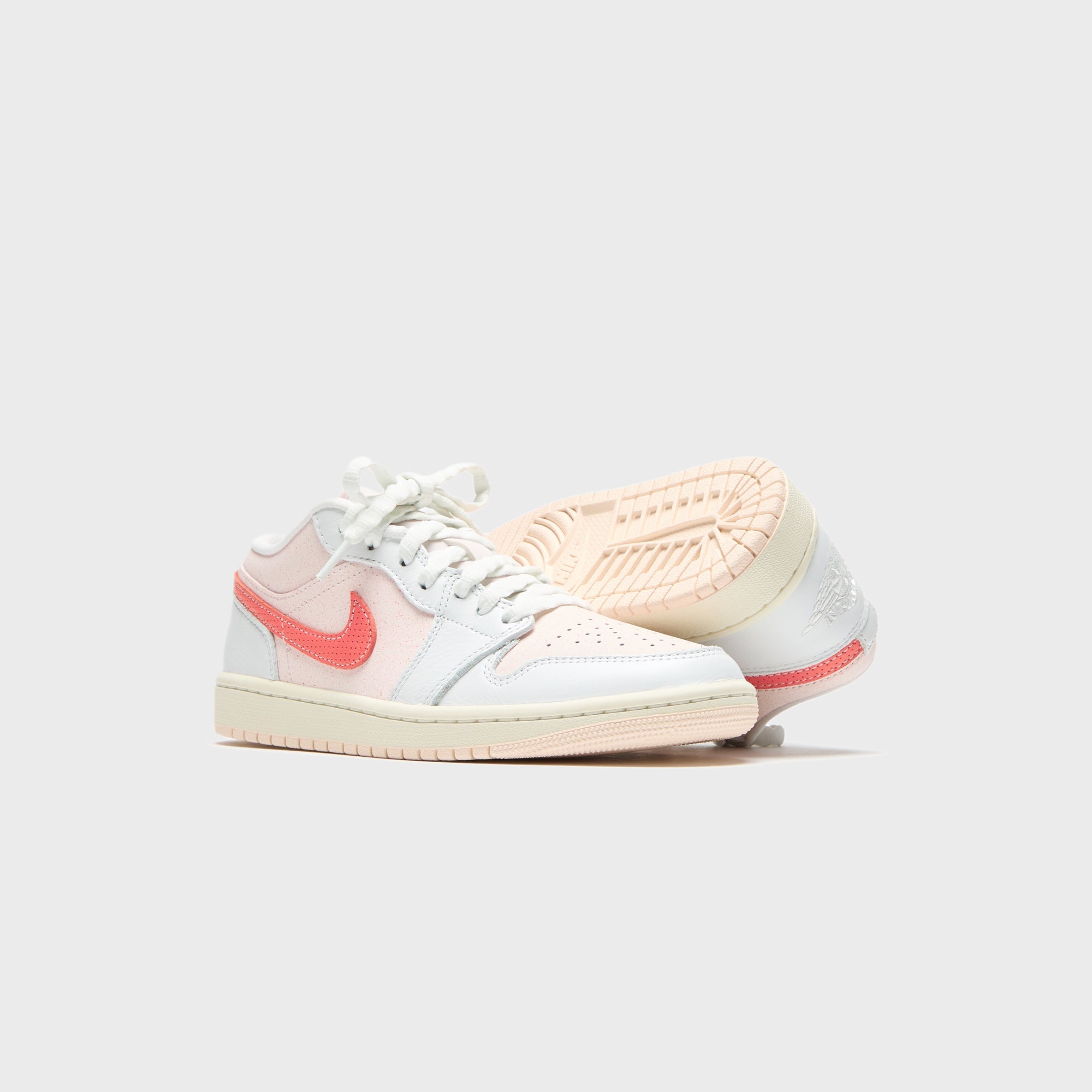 Nike WMNS Air Jordan 1 Low SE - Summit White / Light Soft Pink / Sail / Magic Ember