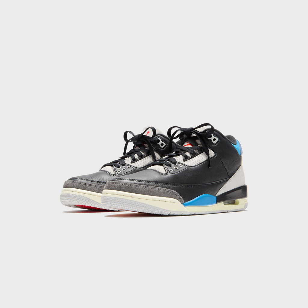 Jordan Air Jordan 3 Retro OG - Black / Chile Red / Neutral Grey / Military Blue / Coconut Milk