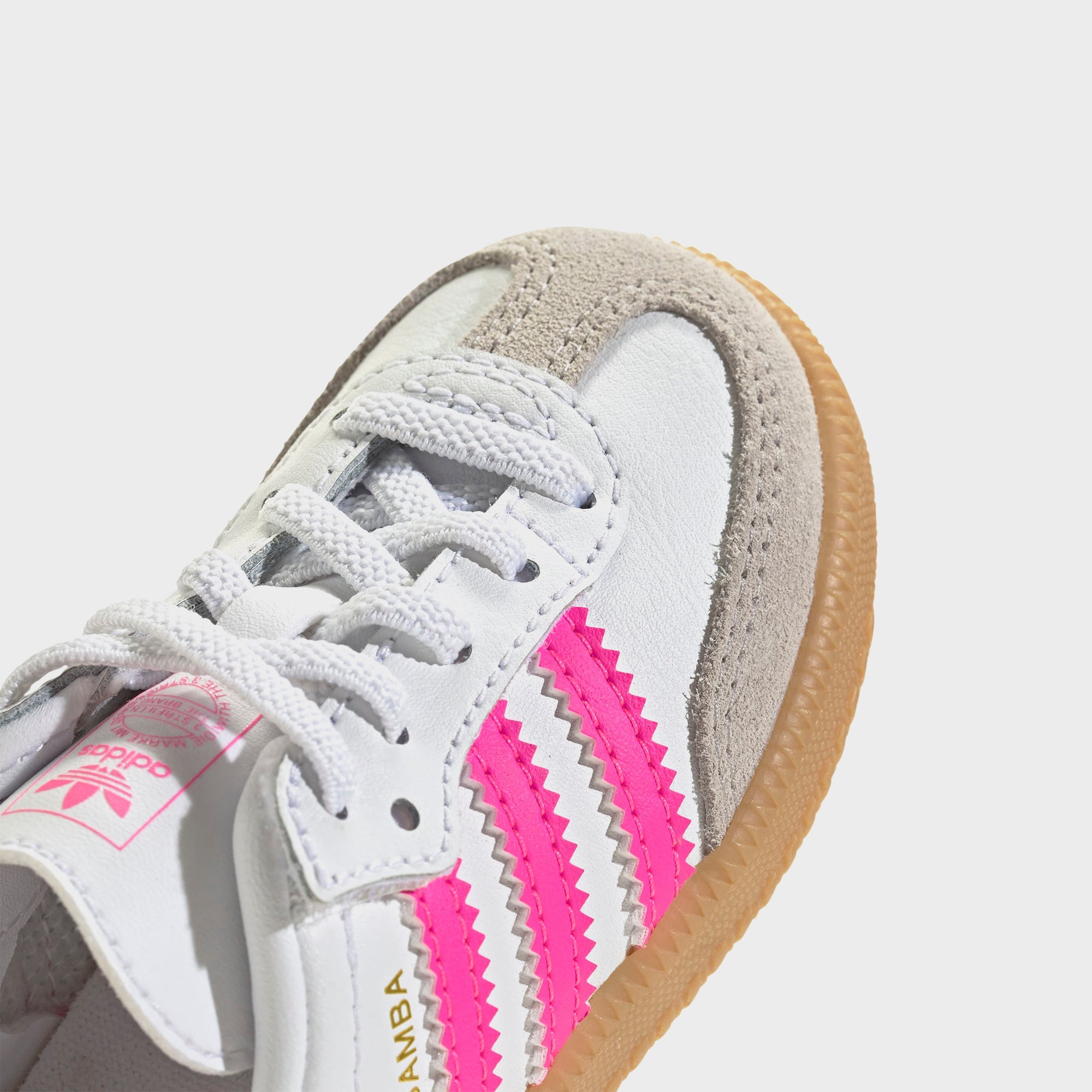 adidas Samba OG - White / Lucid Pink / Gum 3