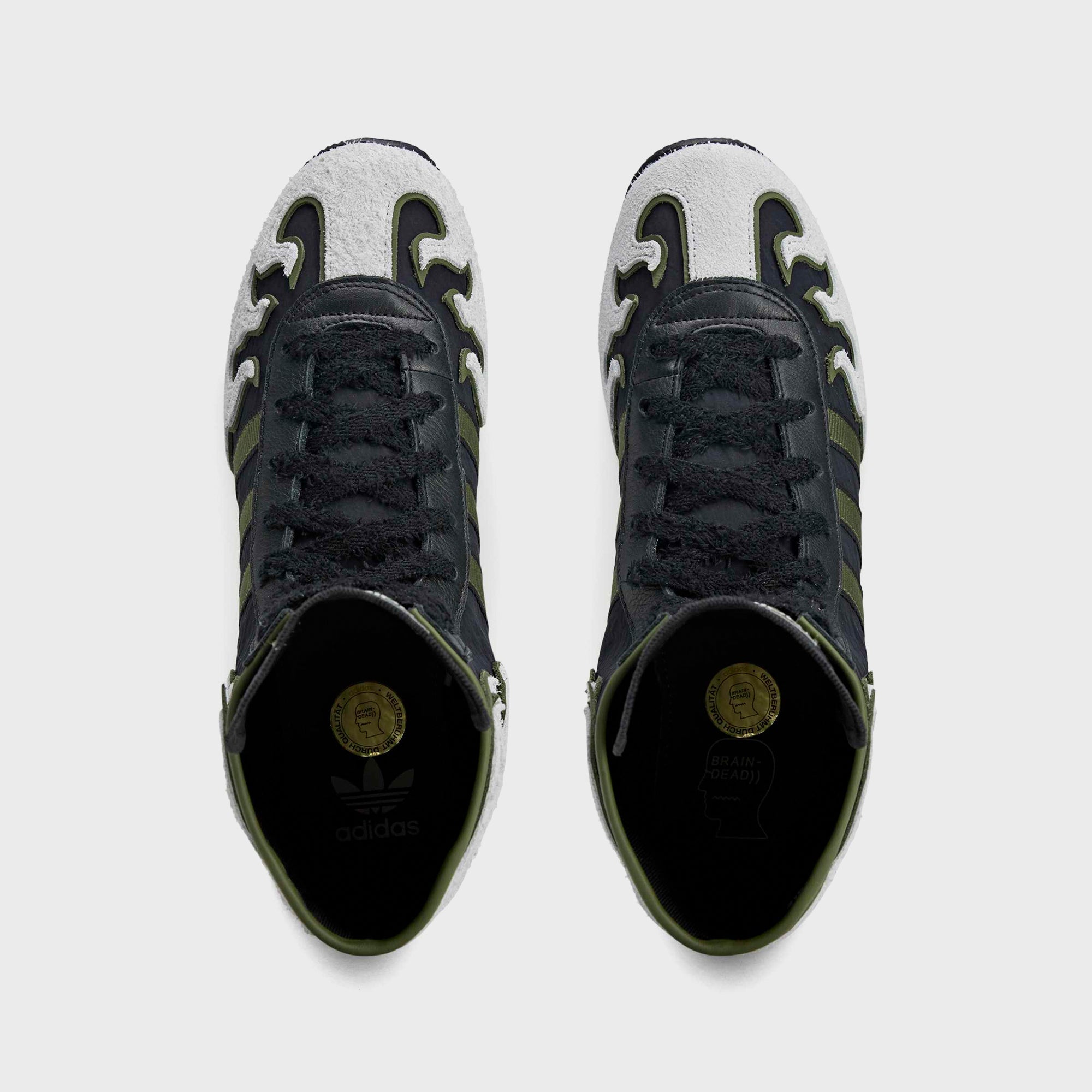 adidas x Brain Dead Japan Hi - Black / Crystal White / Gold Metallic