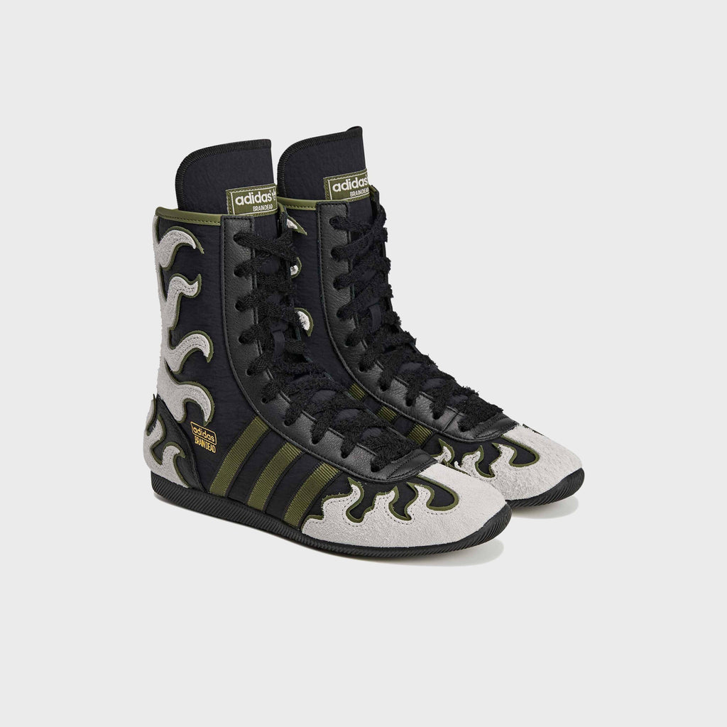 adidas x Brain Dead Japan Hi - Black / Crystal White / Gold Metallic