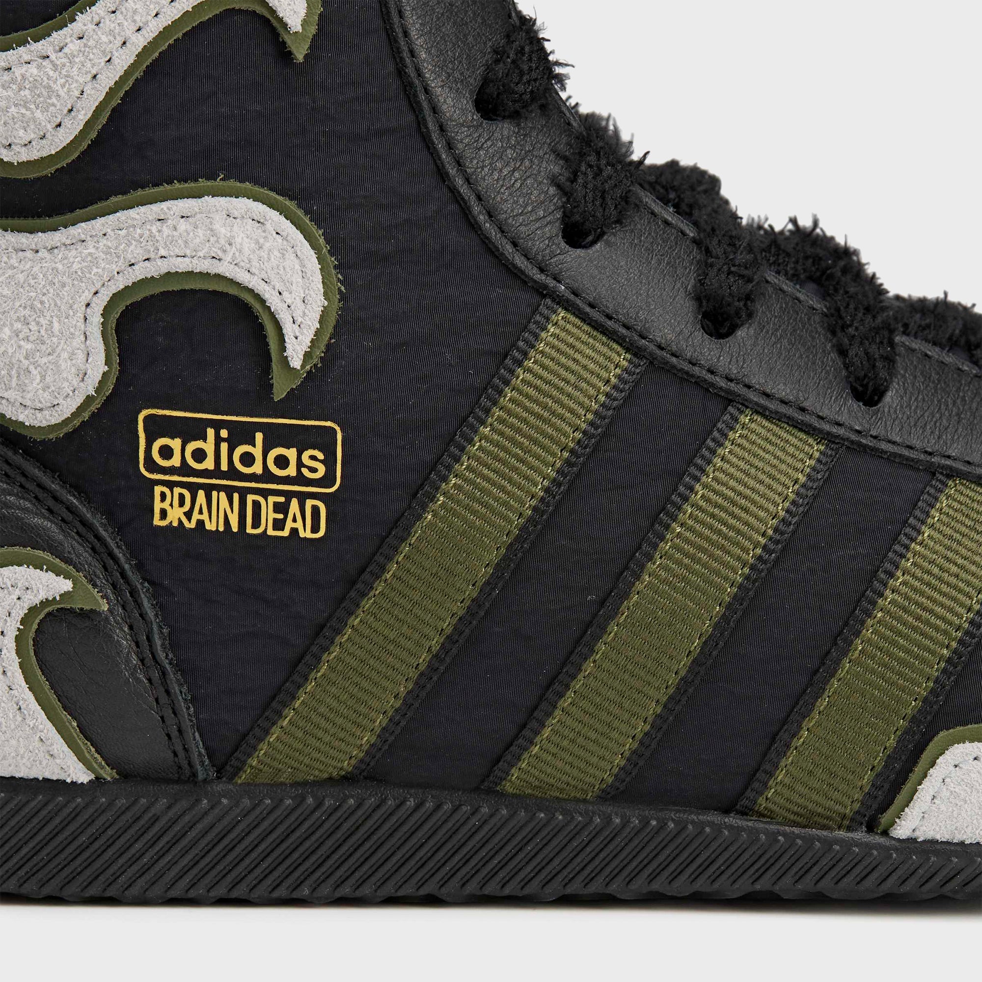 adidas x Brain Dead Japan Hi - Black / Crystal White / Gold Metallic