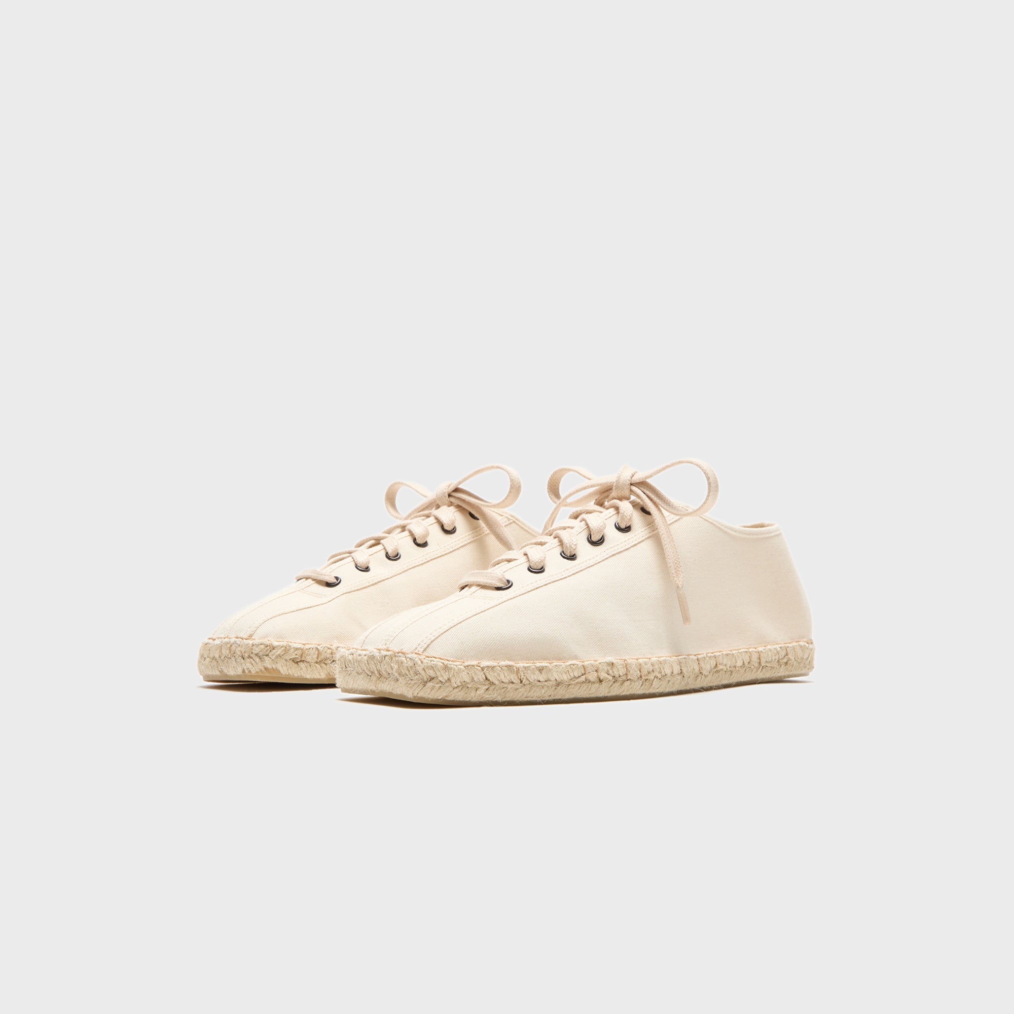 Lemaire Linoleum Laced Espadrilles - Off White